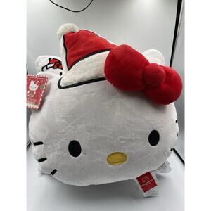 HELLO KITTY Sanrio Set Of 2 Decorative Christmas Pillows New With Tags